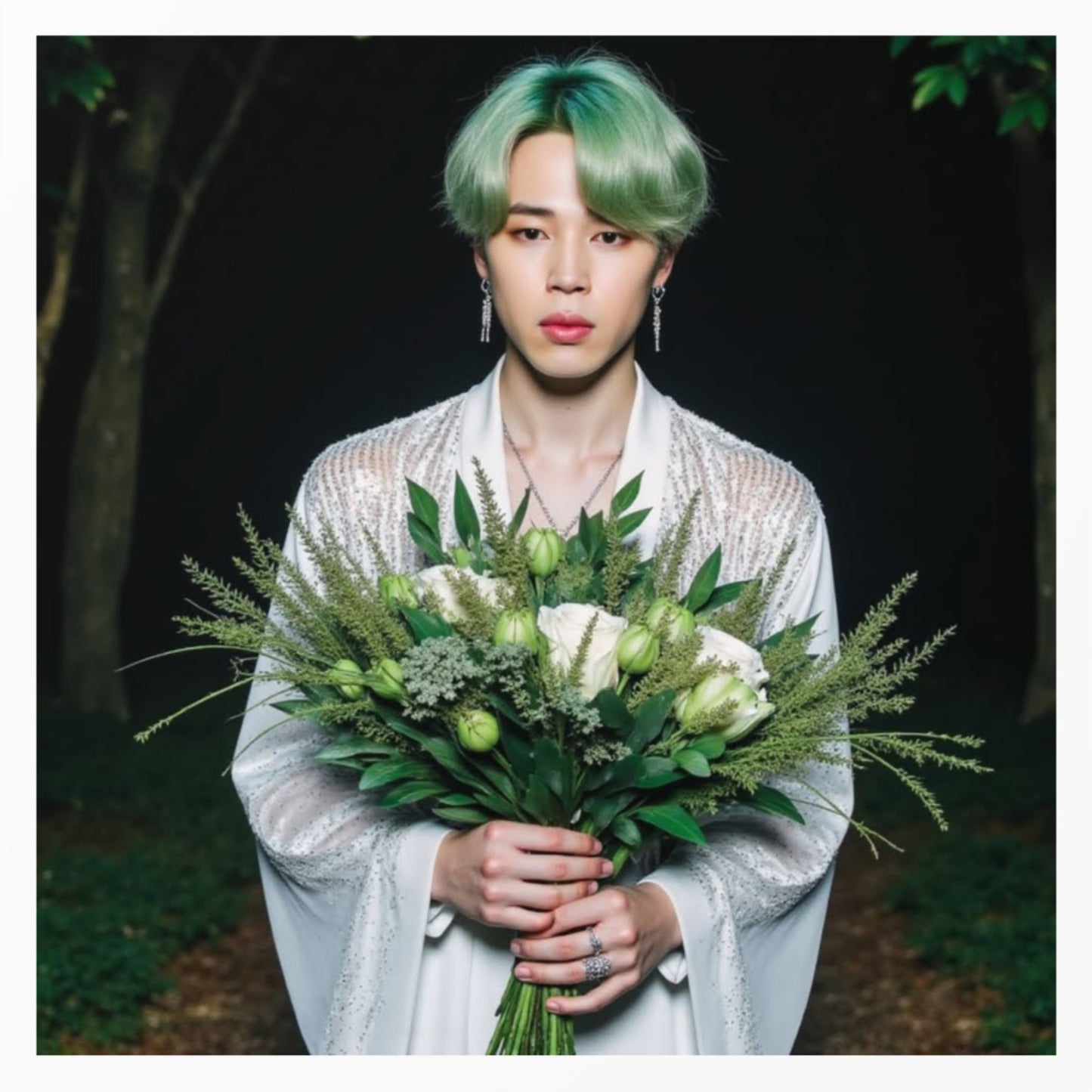Jimin: Green Fairy Sticker Pack