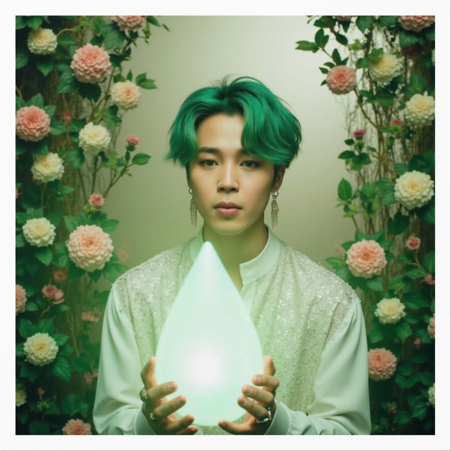 Jimin: Green Fairy Sticker Pack