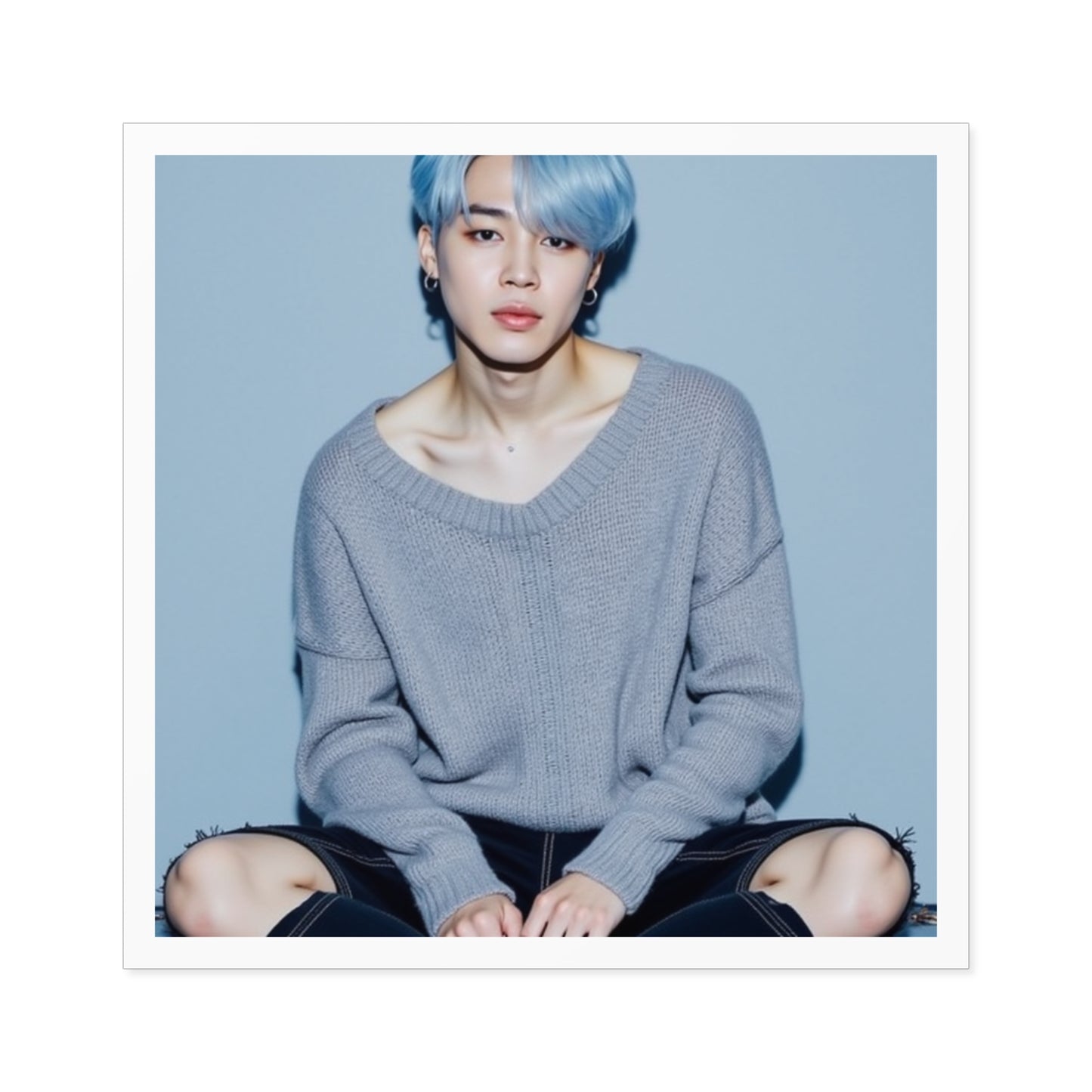 Jimin Blue Side Sticker Pack