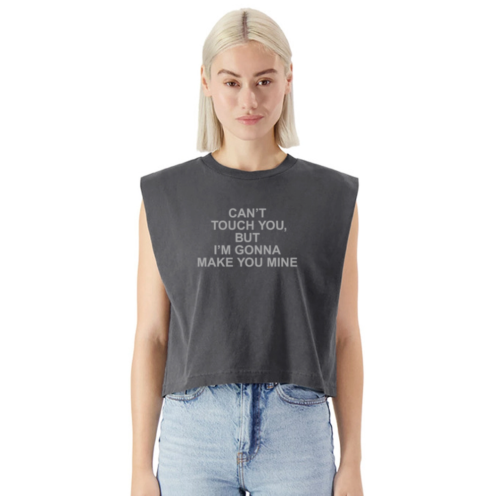 MAKE YOU MINE [Muscle Tank] - faded black
