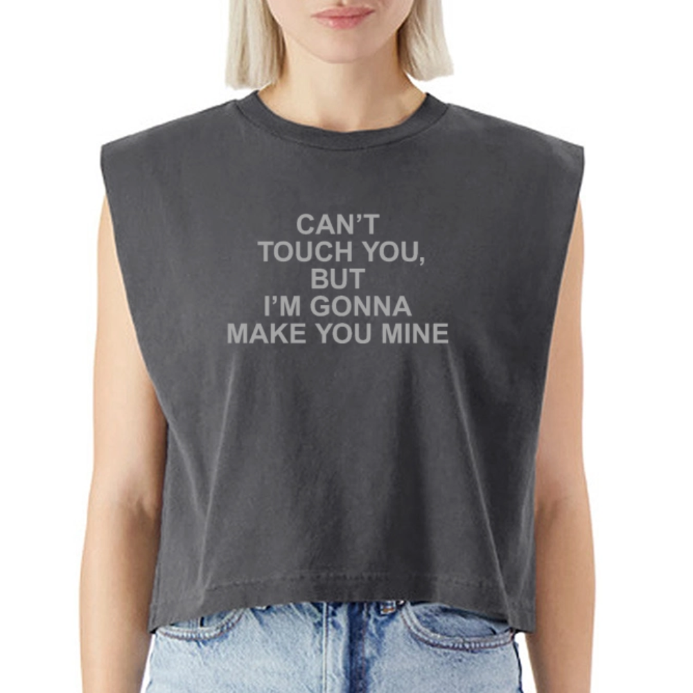 MAKE YOU MINE [Muscle Tank] - faded black