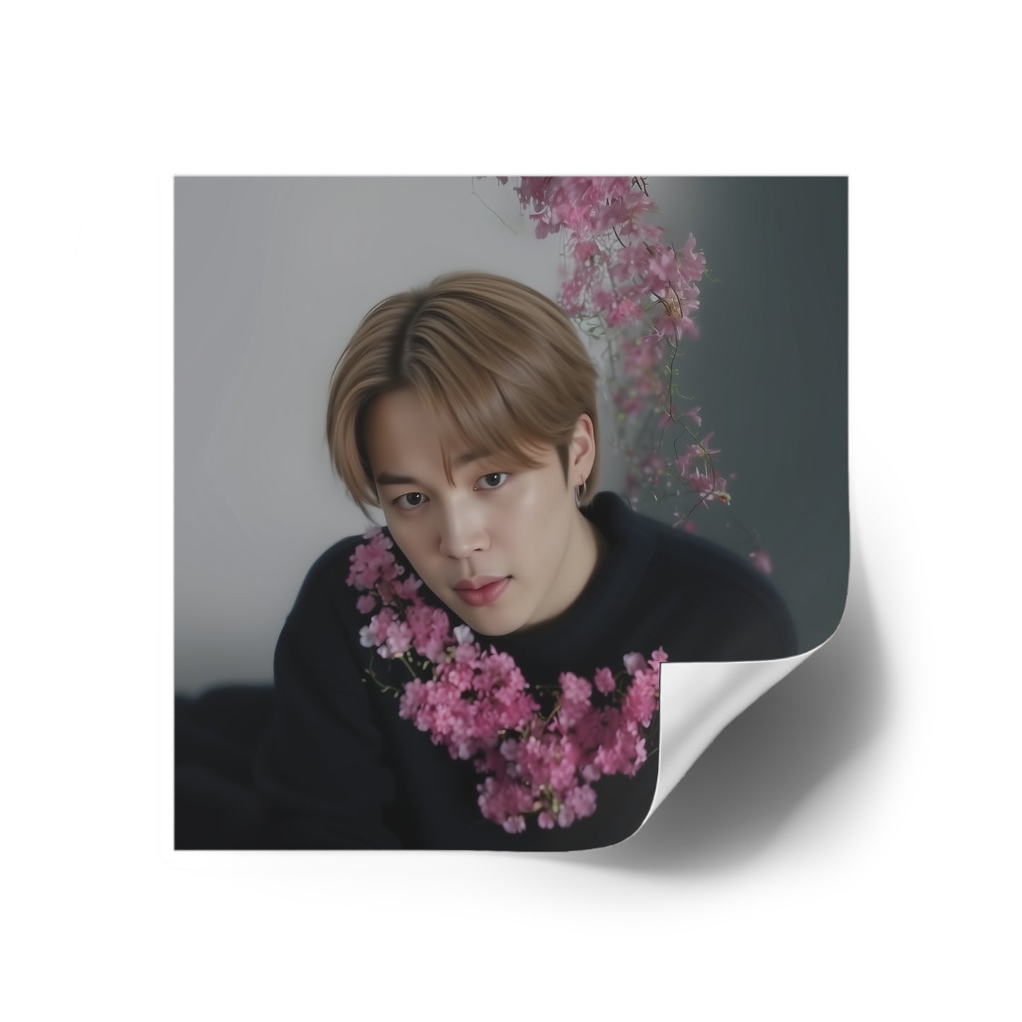 Pink Flower Jimin [Sticker]
