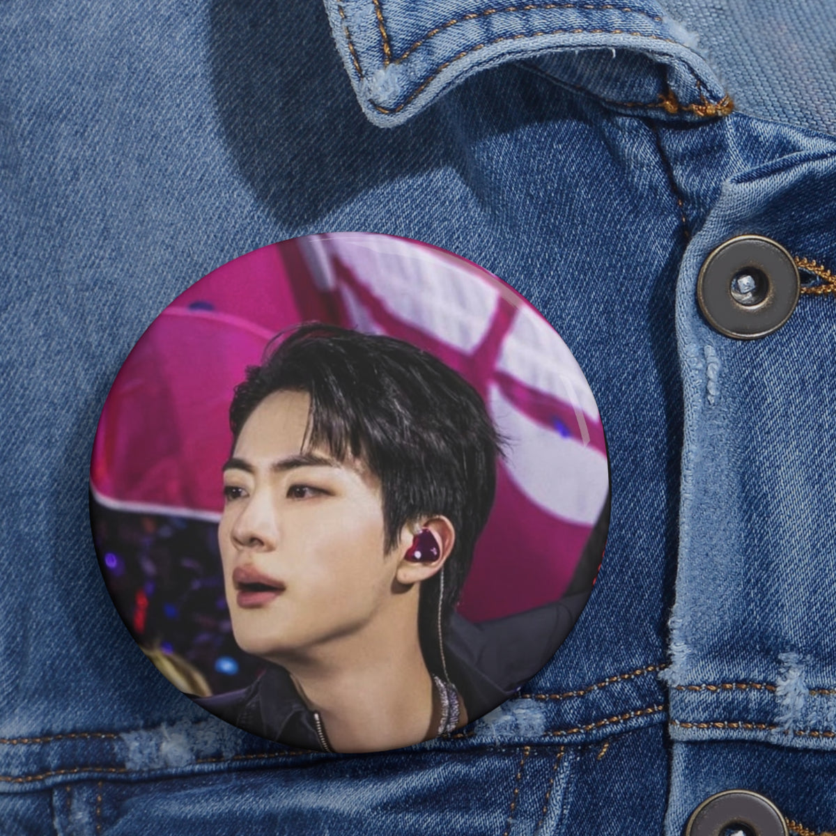 Flag + Forehead Jin [Button]