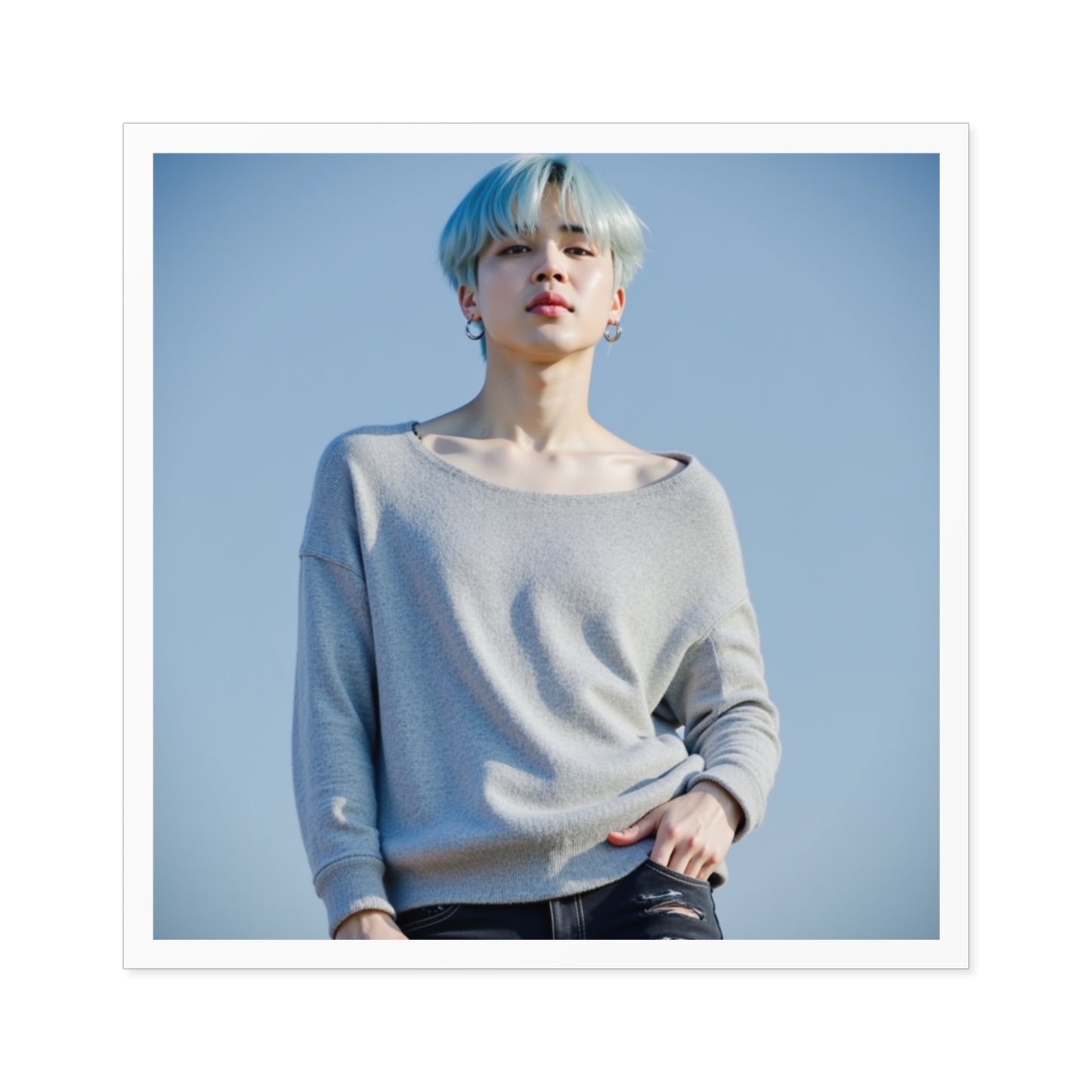 Jimin Blue Side Sticker Pack