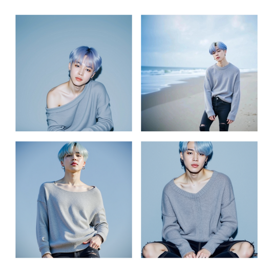 Jimin Blue Side Sticker Pack