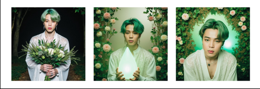 Jimin:  Green Fairy Sticker Pack